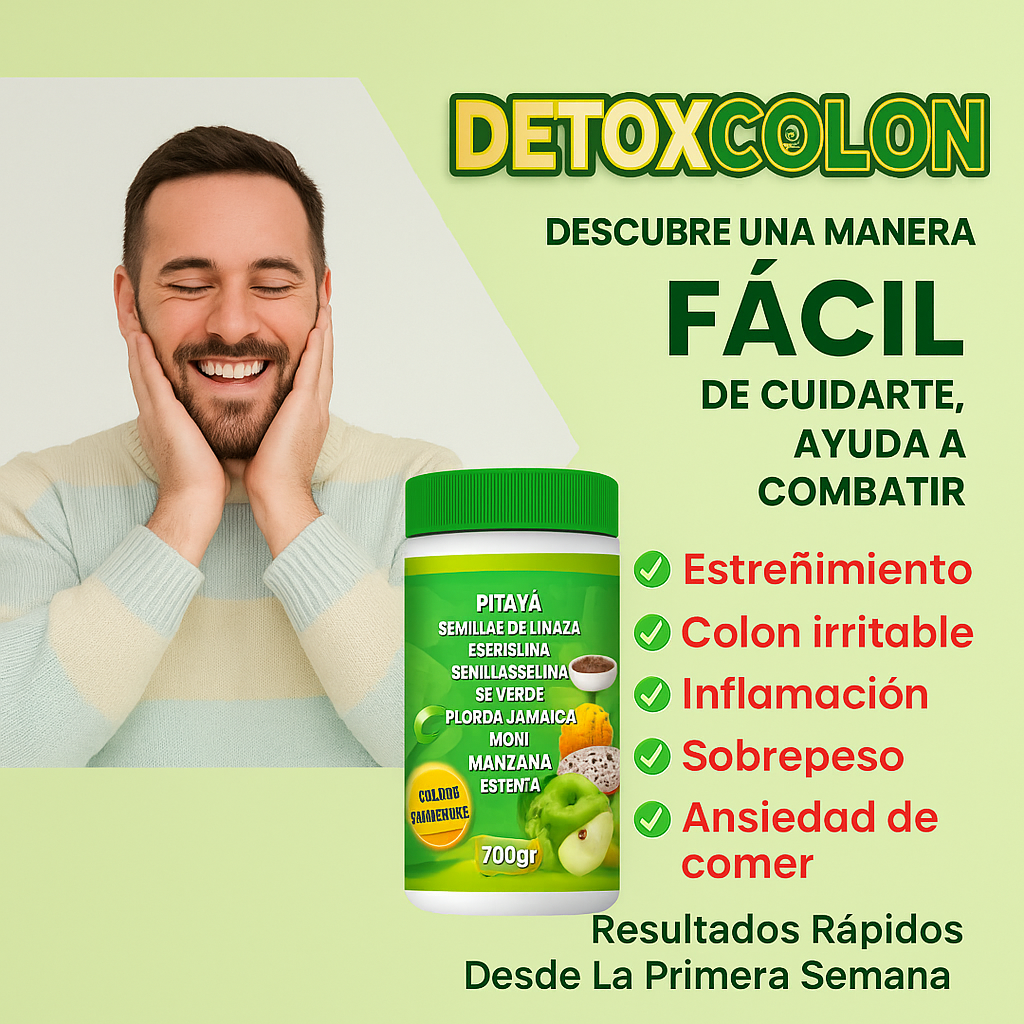 DETOX COLON®+REGALO+ENVIO GRATIS